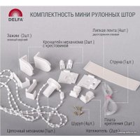 Рулонные шторы Delfa Сантайм Термо-Блэкаут СРШ-01М 7900 43x170 (белый)