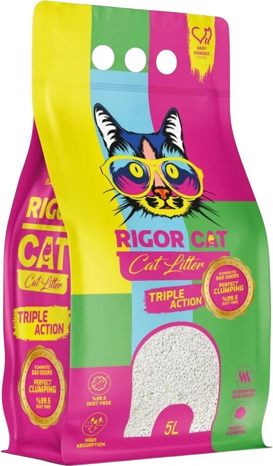 

Наполнитель для туалета Rigor Cat Детская присыпка (5л)