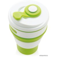 Термокружка Xindao P432.607 350 мл (зеленый/белый)