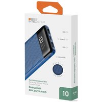 Внешний аккумулятор InterStep PB10DPD (синий)