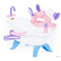 Ванночка для кукол Полесье №3 с аксессуарами 47267 (в пакете)