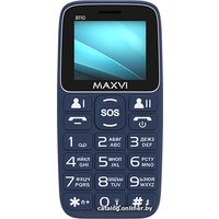 Кнопочный телефон Maxvi B110 (синий)