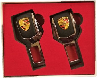 Заглушка для ремня Zolstar с логотипом (PORSCHE)