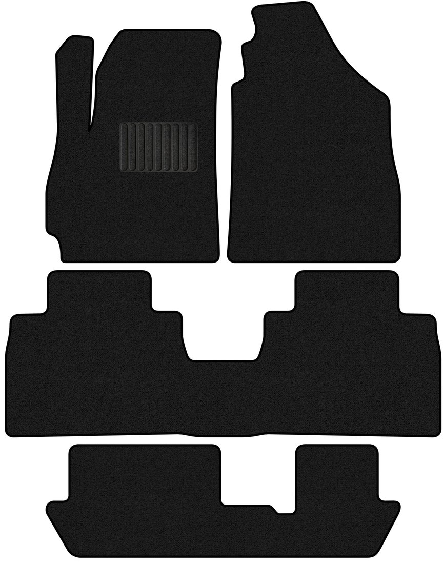 

Комплект ковриков для авто Alicosta Jetour X70 I (suv) 2019 - Н.В. +3 ряд (ворс)