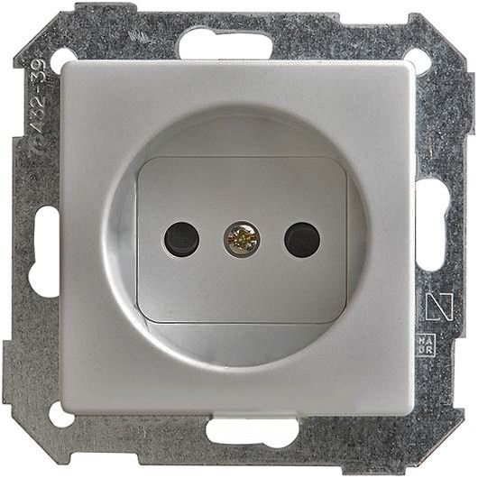 

Накладка для розетки Simon 82040-33 (алюминий матовый)