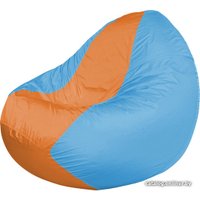 Кресло-мешок Flagman Classic К2.1-53 (голубый/оранжевый)