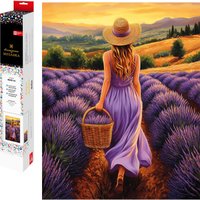 Алмазная мозаика  Феникс+ Прогулка за лавандой 70821