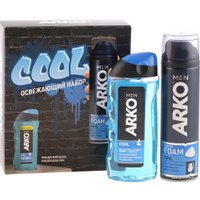 Подарочный набор Arko Cool Пена для бритья 200 мл + Гель для душа 2 в 1 260 мл