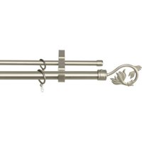 Карниз для штор Sundays Home Лайт Ветка 25мм+16мм двухрядный (сатин, 3м)