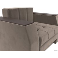 Кресло-кровать Лига диванов Атлантида 113839 (велюр коричневый)