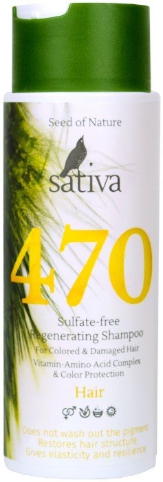 

Шампунь Sativa №470 Бессульфатный восстанавливающий 250 мл