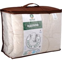 Одеяло Реноме 1.5сп Поплин бежевый 14/031БЖ 140x205 (овечья шерсть, 400)
