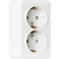 Розетка SmartBuy Юпитер SBE-03w-16-S2-1Z