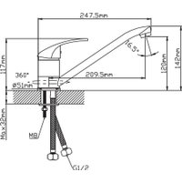 Смеситель Cronwil СД040-42