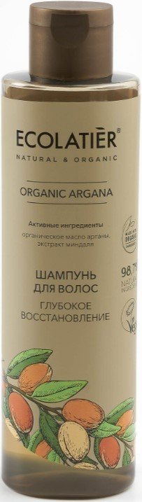 

Шампунь Ecolatier Green Argana Глубокое восстановление для волос 250 мл