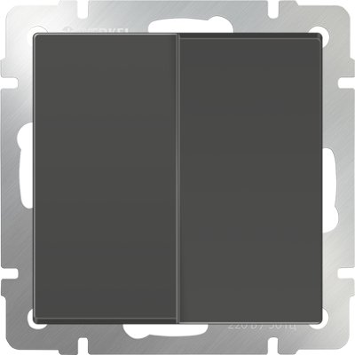 

Выключатель проходной Werkel WL07-SW-2G-2W (серо-коричневый)