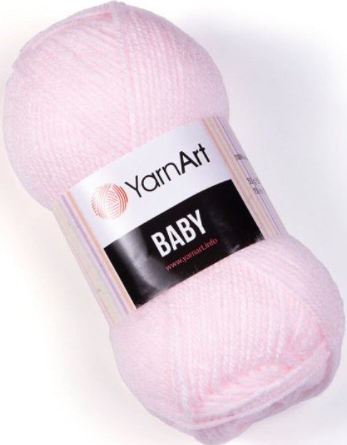 

Пряжа для вязания Yarnart Baby 100% акрил 853 50 г (150 м, нежно-розовый)