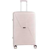 Чемодан-спиннер Rozan 3934 (M, светло-серый)