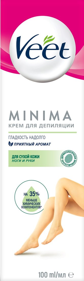 

Крем Veet Крем для депиляции Minima для сухой кожи 100 мл