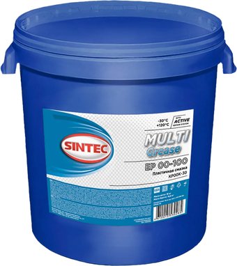 Sintec Смазка антифрикционная Multi Grease EP 00-100 18кг 80500