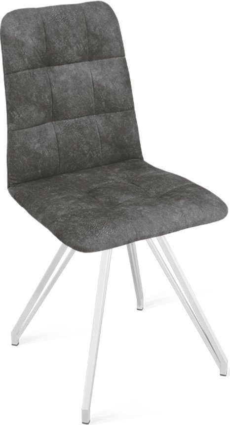 

Стул Трия Аспен К4 (белый матовый/микровелюр Wellmart Graphite)