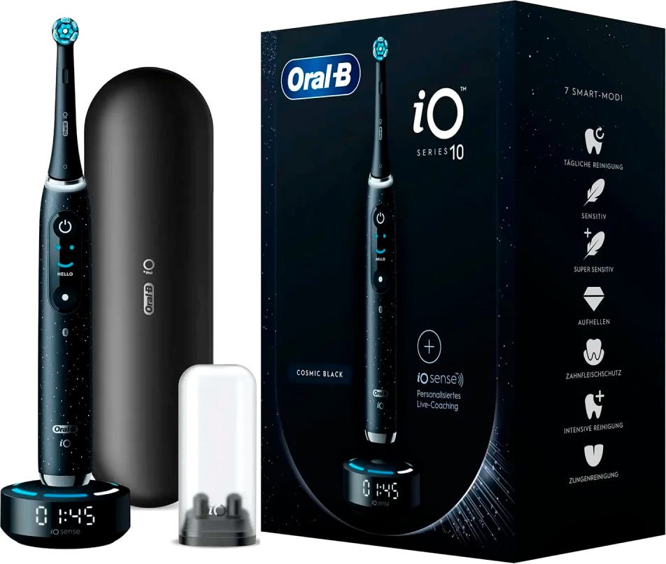 

Электрическая зубная щетка Oral-B iO 10 Series 10 Cosmic Black (черный)