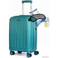 Чемодан-спиннер Mironpan 11197-2 55 см (бирюзовый)