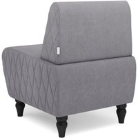 Интерьерное кресло MONOFIX Буно кресло (велюр/светло-серый №7)