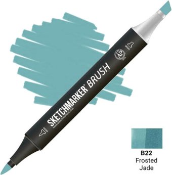 Sketchmarker Brush Двусторонний B22 SMB-B22 (морозный нефрит)