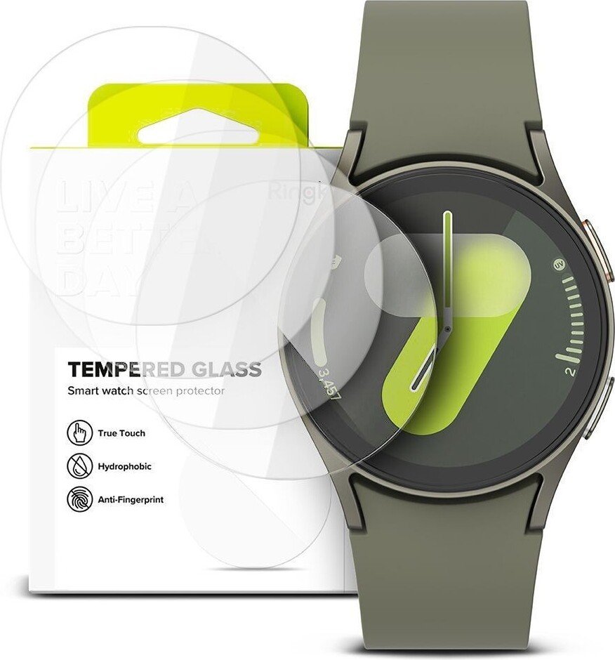 

Защитное стекло Ringke для Galaxy Watch 4/5/6/7/FE (40 мм, прозрачный)