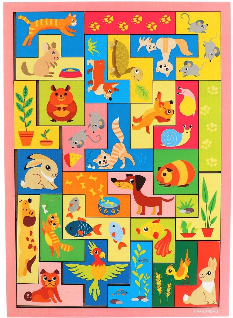 

Развивающая игра Лесная мастерская Головоломка. Тетрис Любимцы 6936741