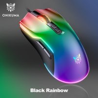 Игровая мышь Onikuma CW922 Black Rainbow
