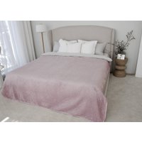 Покрывало Casa Conforte Tressa 220x240 6154586 (пыльно-розовый)