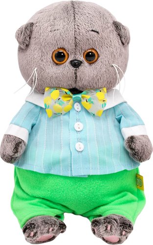 Классическая игрушка BUDI BASA Collection Басик Baby в костюмчике с галстуком-бабочкой BB-128