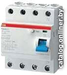 Устройство защитного отключения ABB F204 4P 25A 30mA 6kА 4М 2CSF204001R1250
