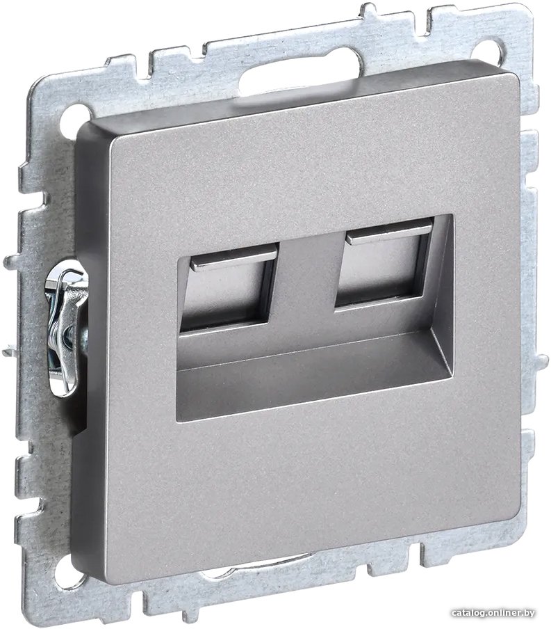 Розетка компьютерная IEK Brite BR-KT20-O-1-K46