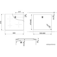 Варочная панель Smeg SI2641DP