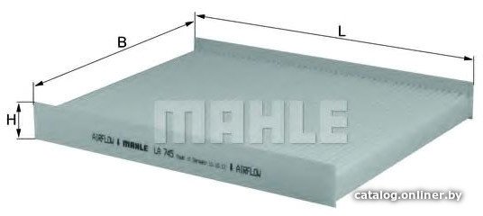 Салонный фильтр Mahle Knecht LA745