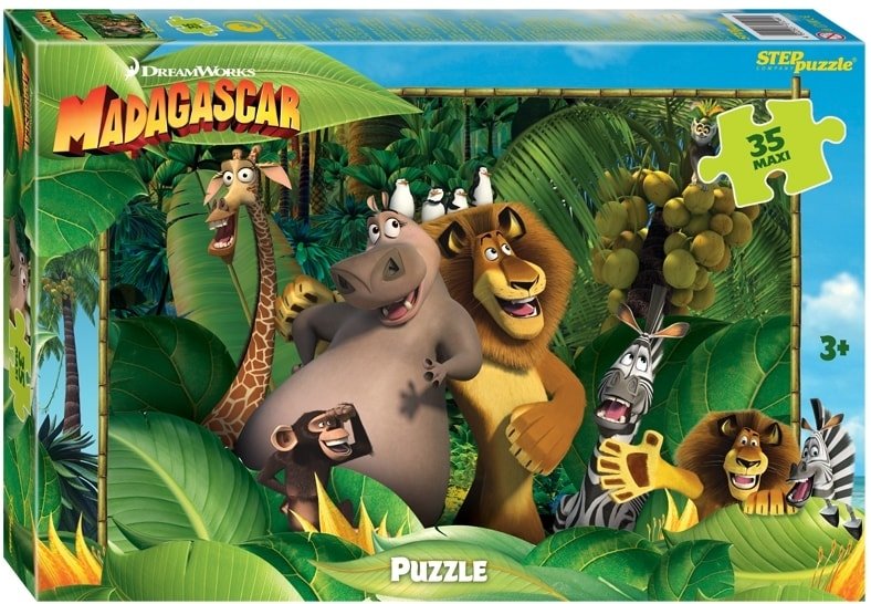 

Мозаика/пазл Step Puzzle Мадагаскар-3 (35 эл.)