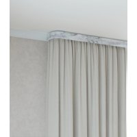 Карниз для штор Legrand Аврора 5см с/п 3м 2р 58146358 (белый)