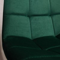 Стул AksHome Dallas 68747 (велюр, зеленый/черный)