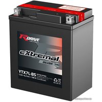 Мотоциклетный аккумулятор RDrive eXtremal Silver YTX7L-BS (6.3 А·ч)