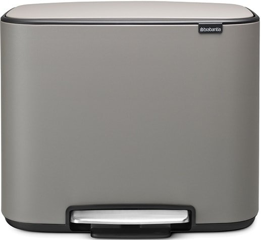 

Система сортировки мусора Brabantia Bo Pedal Bin 11л + 23л (минерально-серый)