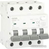 Дифференциальный автомат GEYA GYR9NM-C20-30mA 3P+N 20A C 6 kA 30mA A 4M GYR9NM3PC20A30 в Пинске