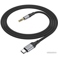 Кабель Hoco UPA26 USB Type-C - Jack 3.5mm (1 м, черный)
