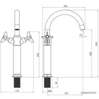 Смеситель Deante Temisto BQT 025D