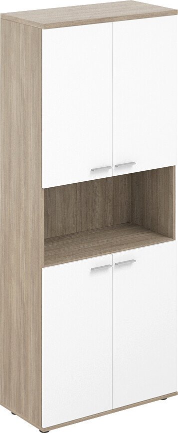 

Книжный шкаф Norden Высокий SG.861.OD.WH.WH (дуб темный/белый)