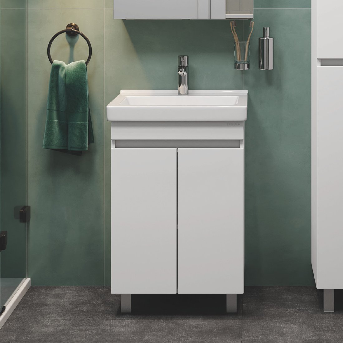 

Onika Тумба под умывальник Милтон Квадро 55 (105562)