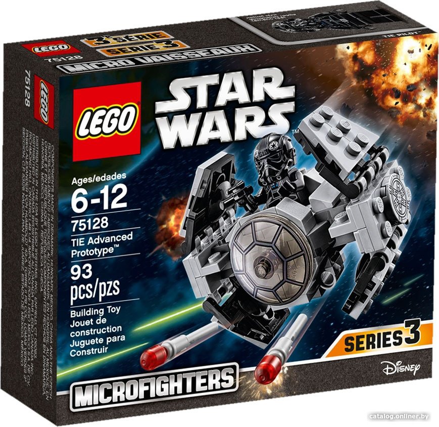 Конструктор LEGO Star Wars 75128 Усовершенствованный прототип истребителя TIE