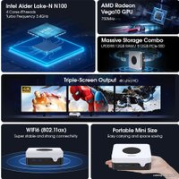 Компактный компьютер Chuwi Larkbox X Intel N100 12+512